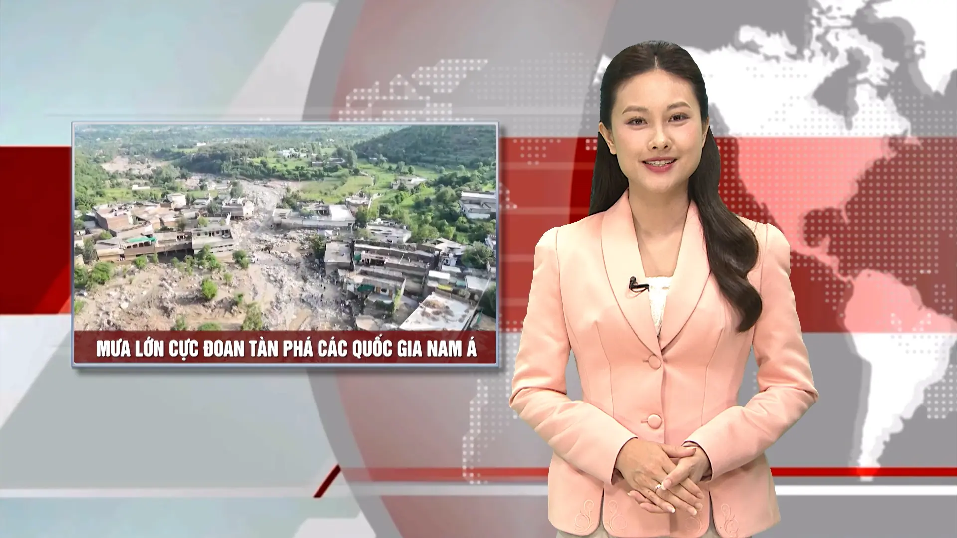 Các quốc gia Nam Á chịu ảnh hưởng nặng nề của mưa lớn | Nhìn ra thế giới | 24/08/2025